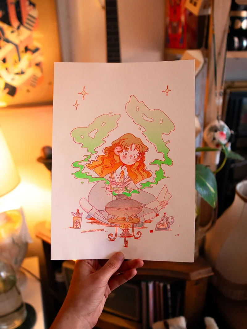 Hermione's Spirit Potion Art Print