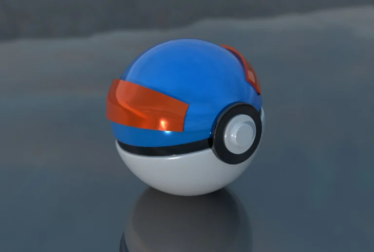 Realistic 3D render of a Superball