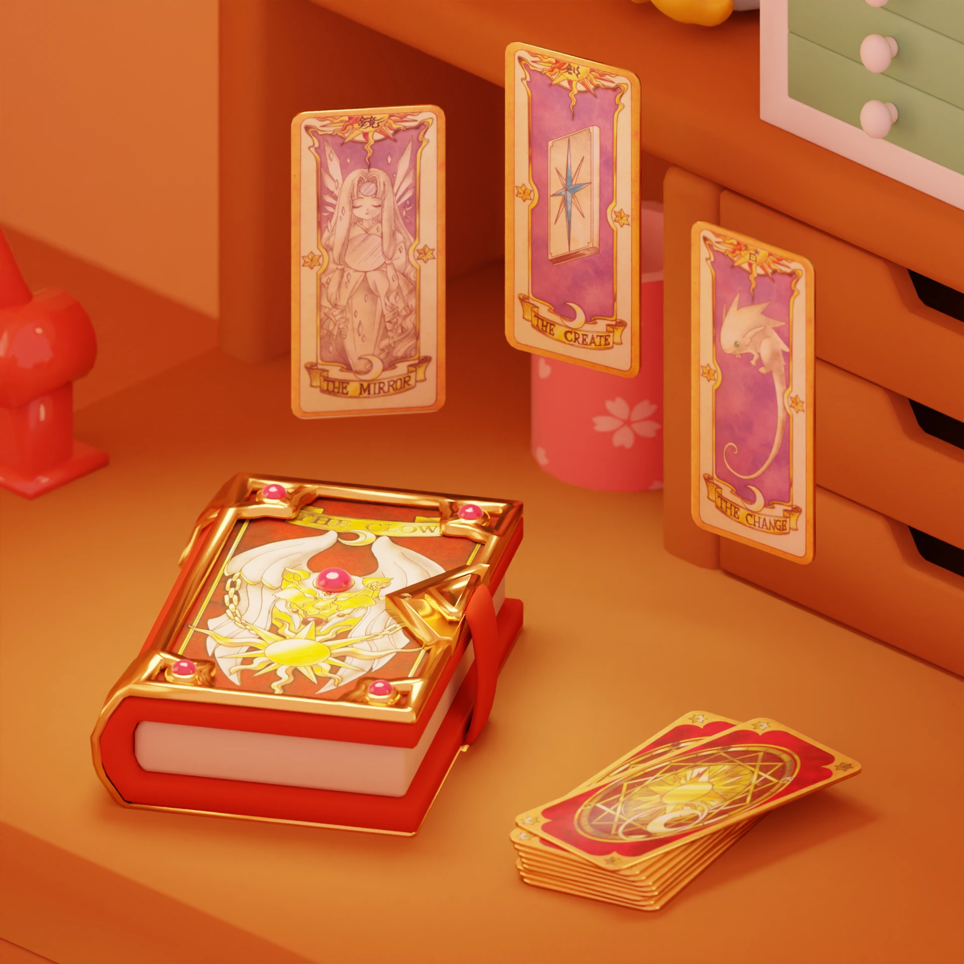 Clow Book & Clow Cards Set
