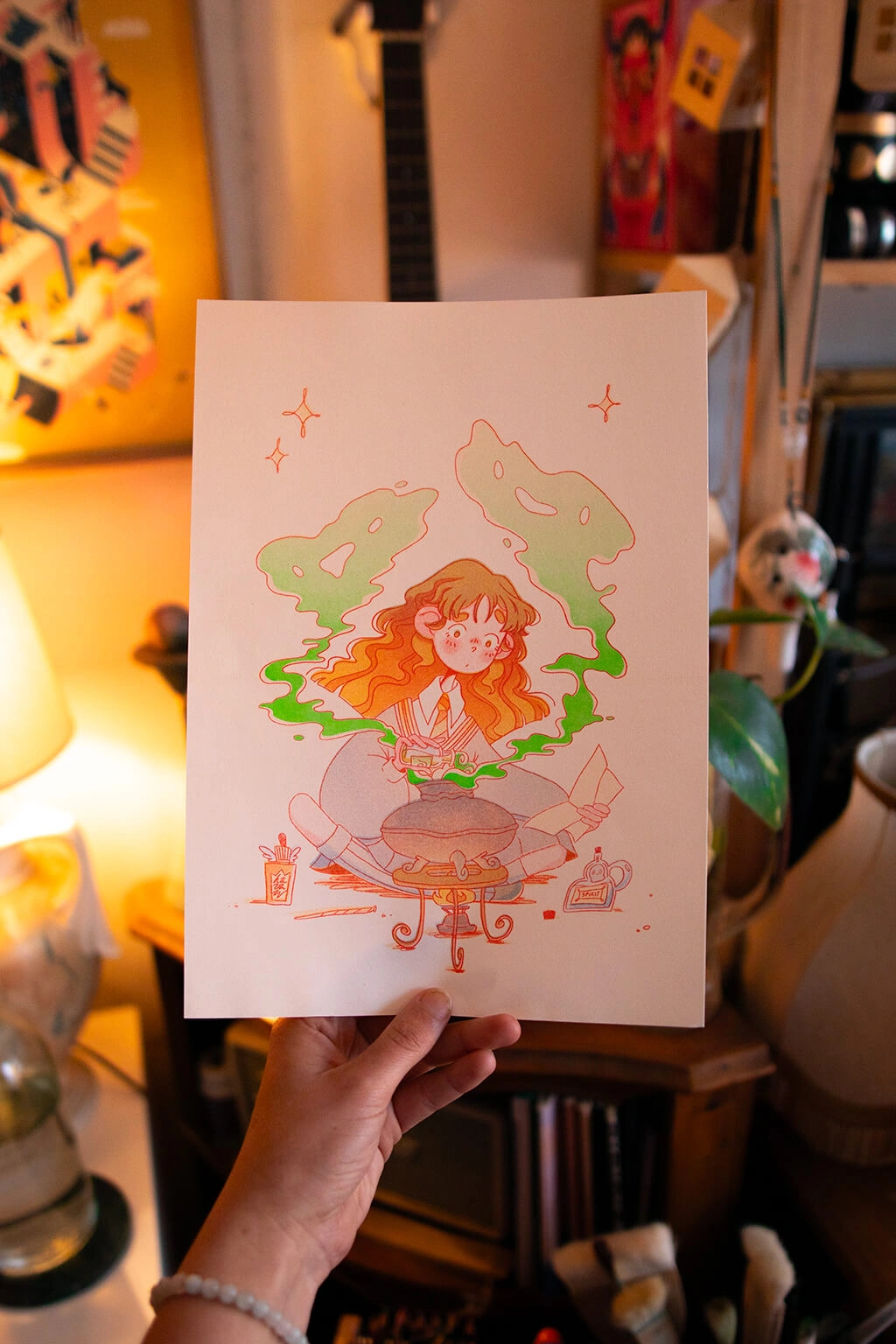 Hermione's spirit potions A4 risoprint