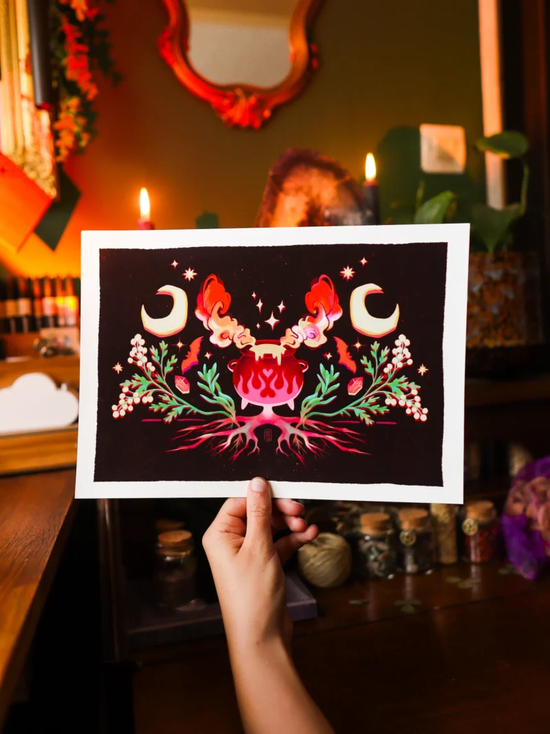 Wizardium Art Print (A4)