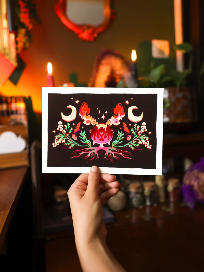 Wizardium Art Print (A5)